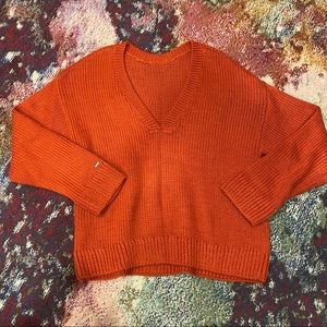 Burnt Orange PINK Sweater